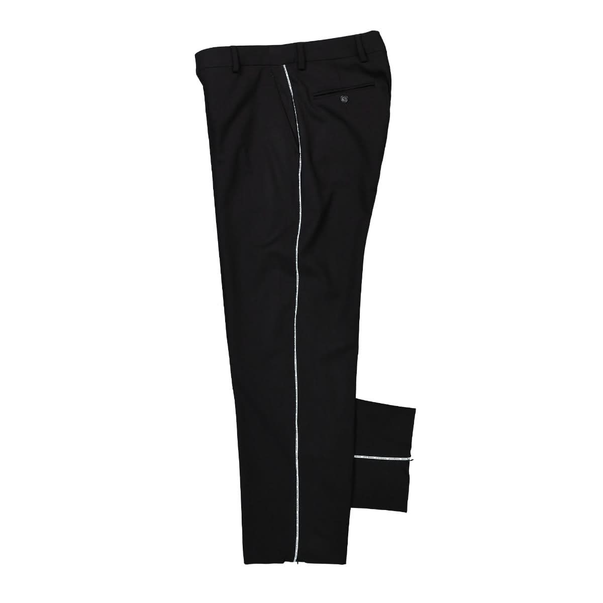 VTMNTS Numbered Tailored Pants Black Detail view 3 | Gate