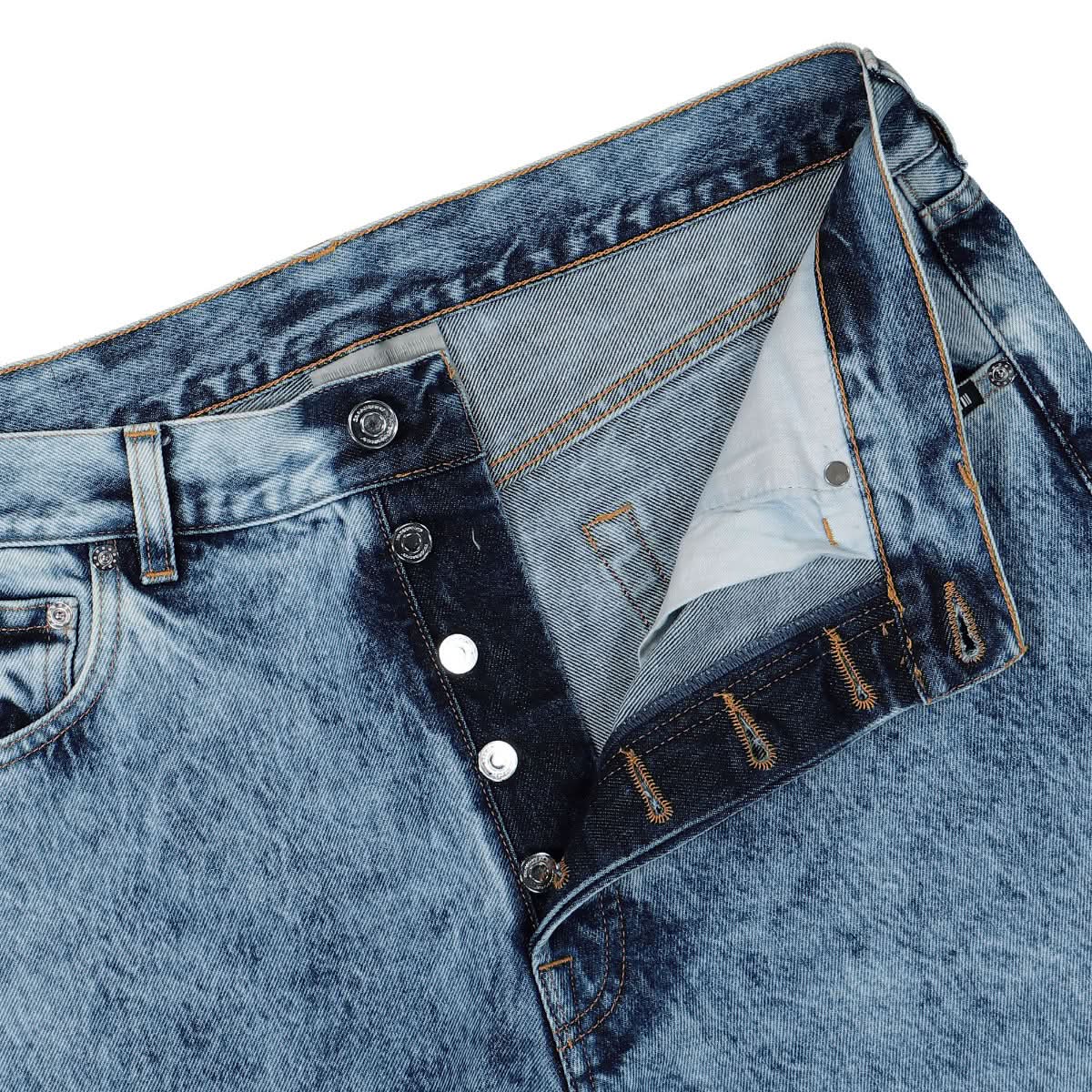 VTMNTS Boiled Jeans Blue Detail view 4 | Gate