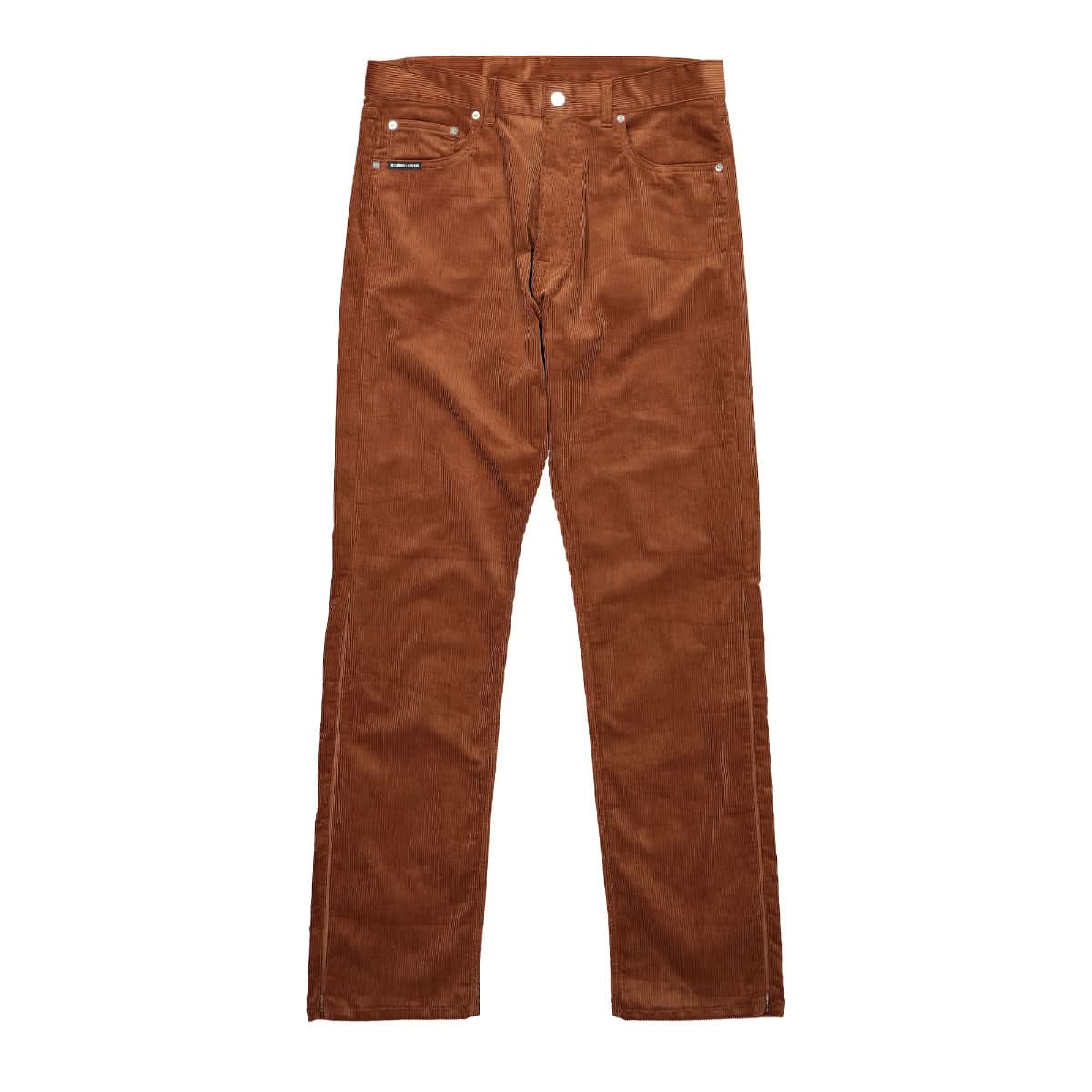 VTMNTS Corduroy Pants Brown Detail view 1 | Gate