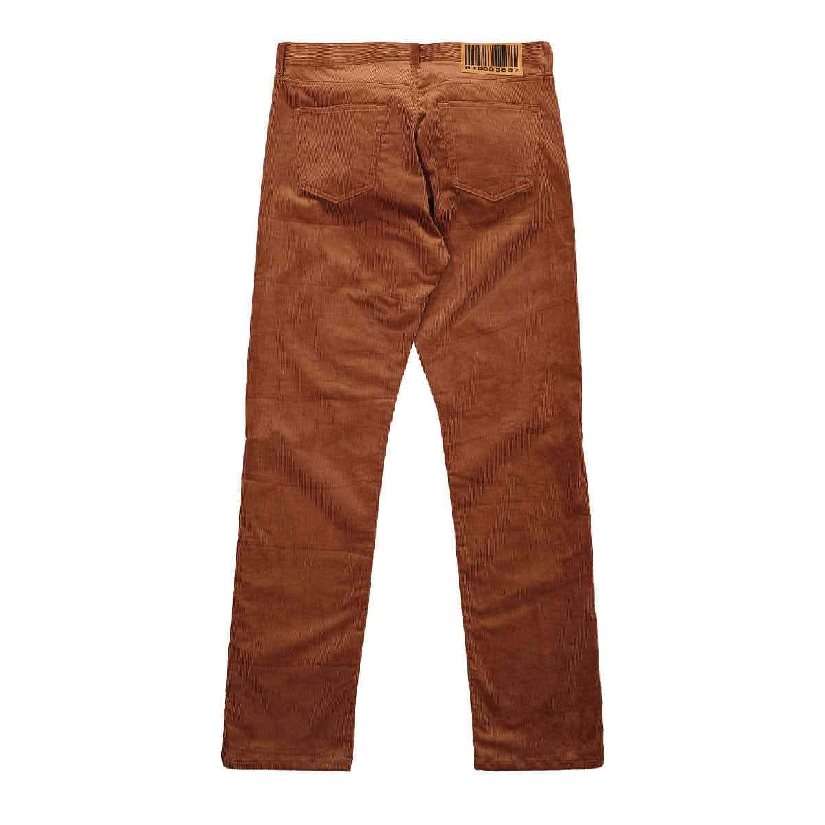 VTMNTS Corduroy Pants Brown Detail view 1 | Gate