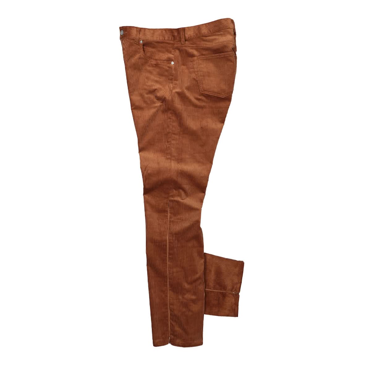 VTMNTS Corduroy Pants Brown Detail view 3 | Gate