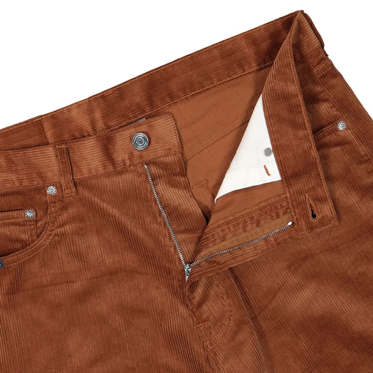 VTMNTS Corduroy Pants Brown Detail view 4 | Gate
