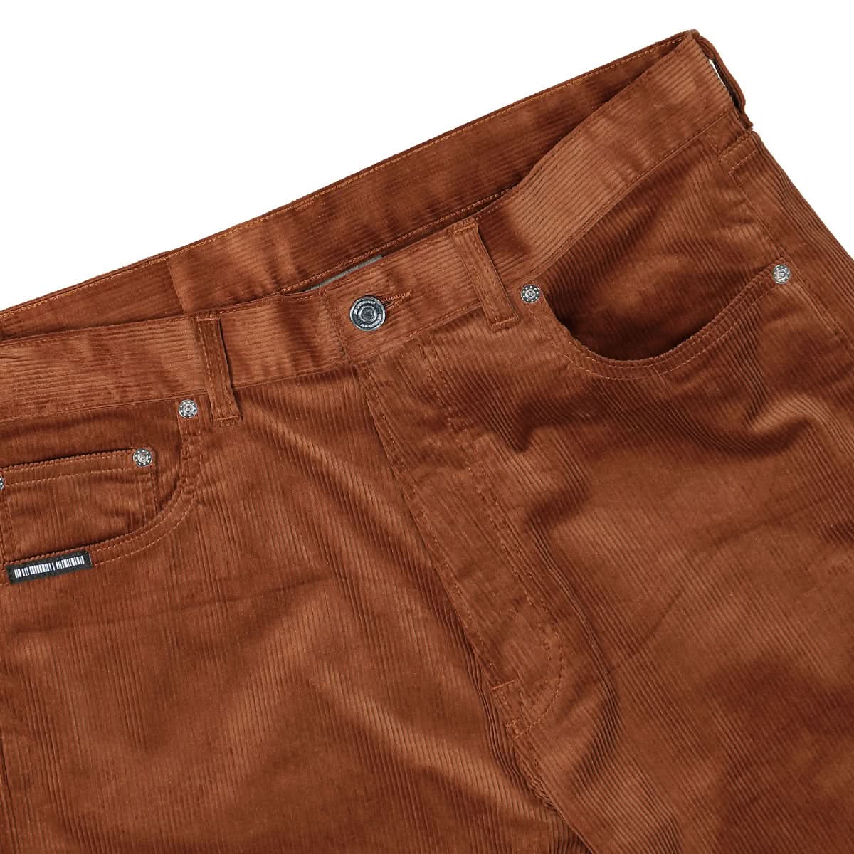VTMNTS Corduroy Pants Brown Detail view 5 | Gate