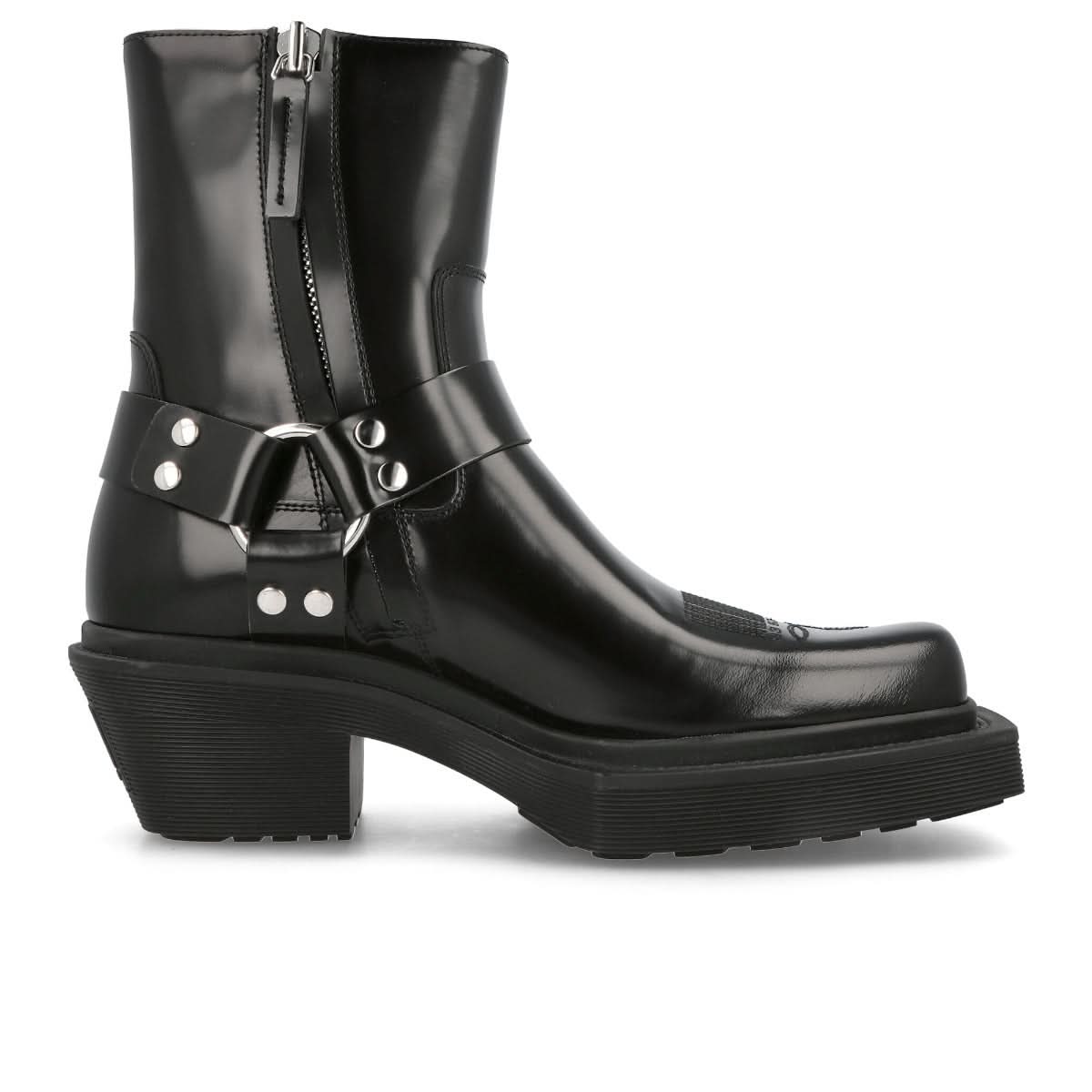 VTMNTS Cowboy Harness Ankle Boots Black Boots Detail view 2 | Gate