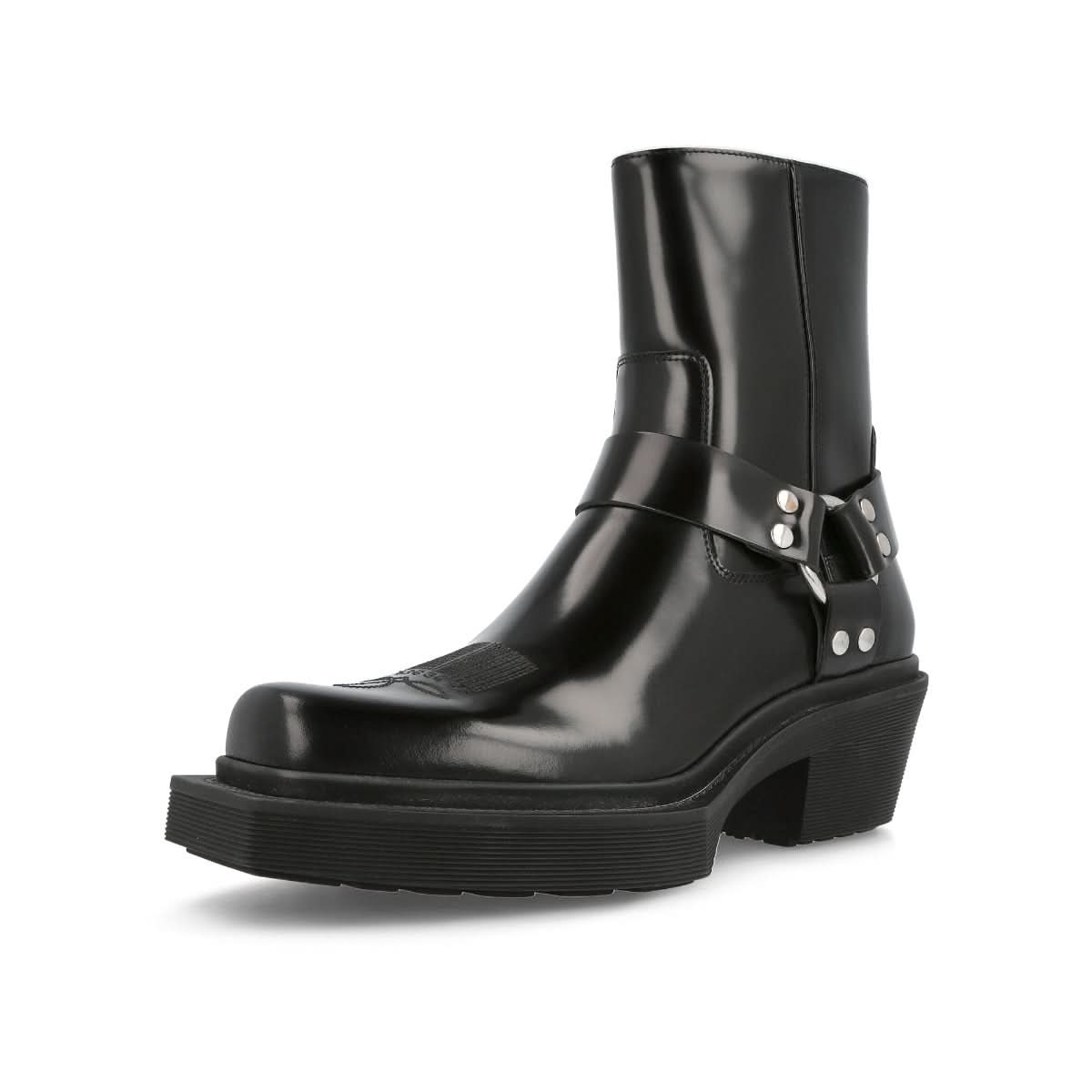 VTMNTS Cowboy Harness Ankle Boots Black Boots Detail view 4 | Gate