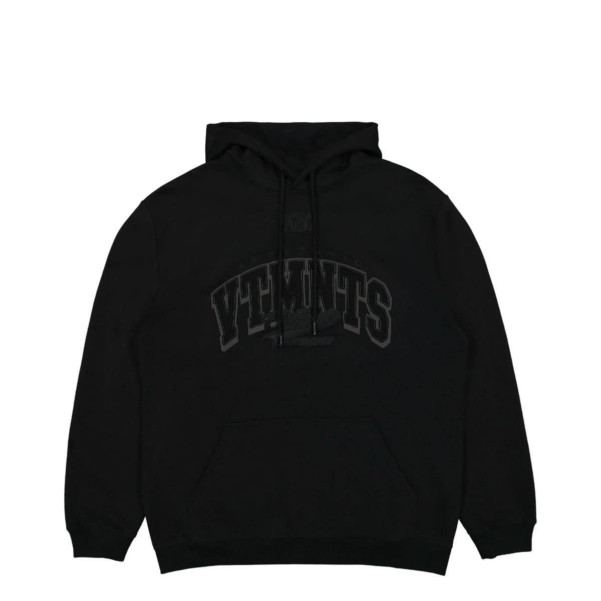 VTMNTS College Hoodie Black Detail view 1 | Gate