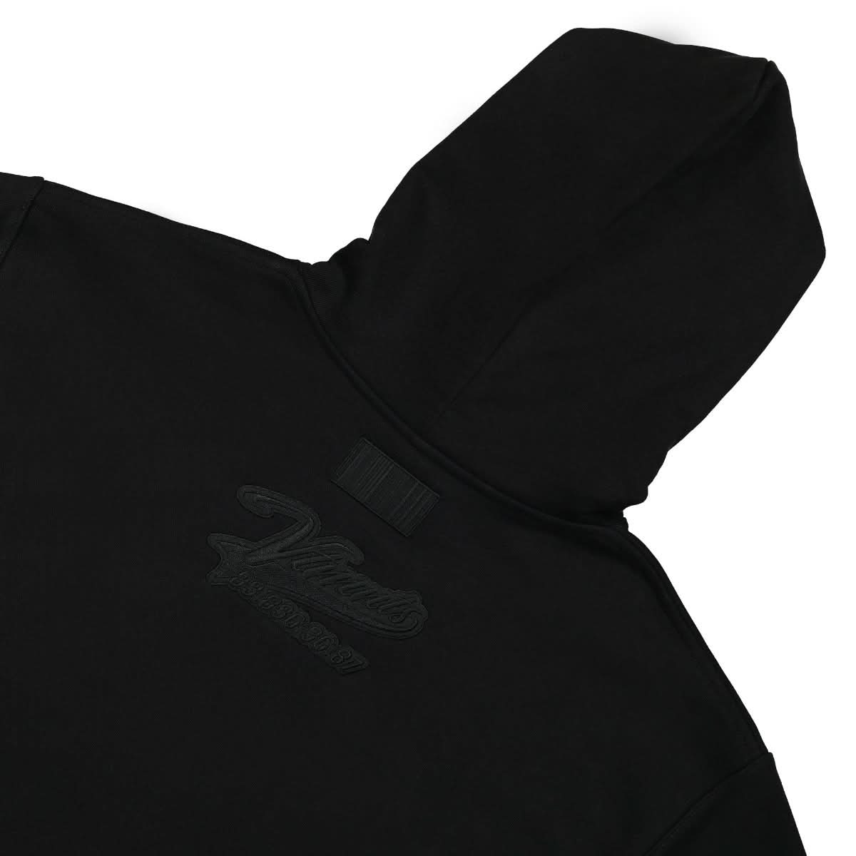 VTMNTS College Hoodie Black Detail view 5 | Gate