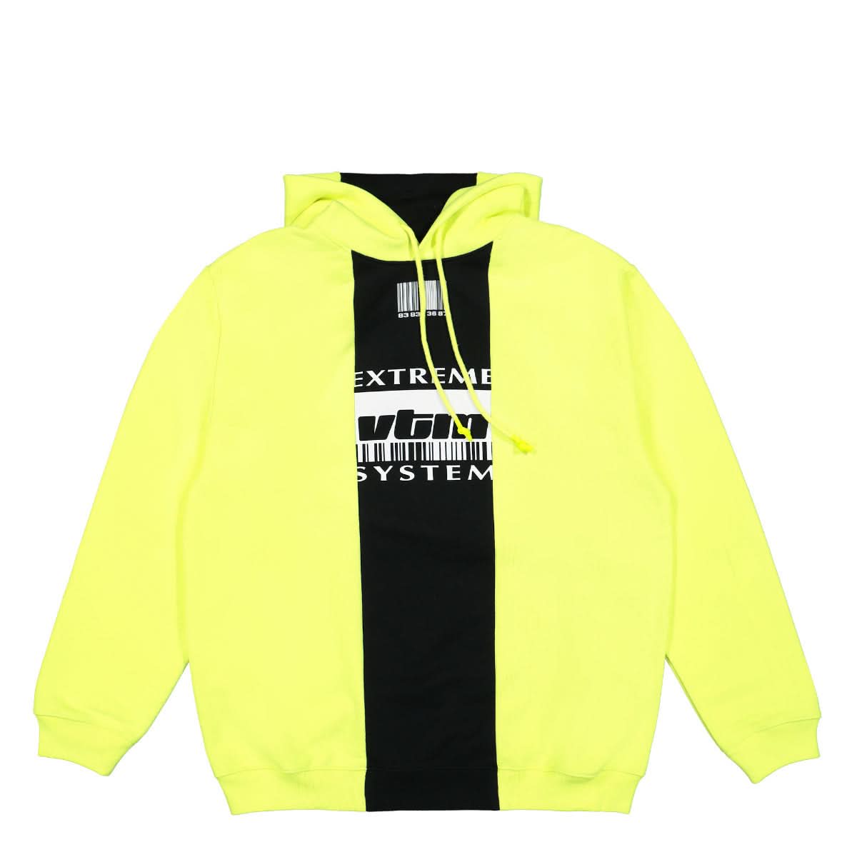 VTMNTS Extreme System Hoodie Black,Yellow Detail view 1 | Gate