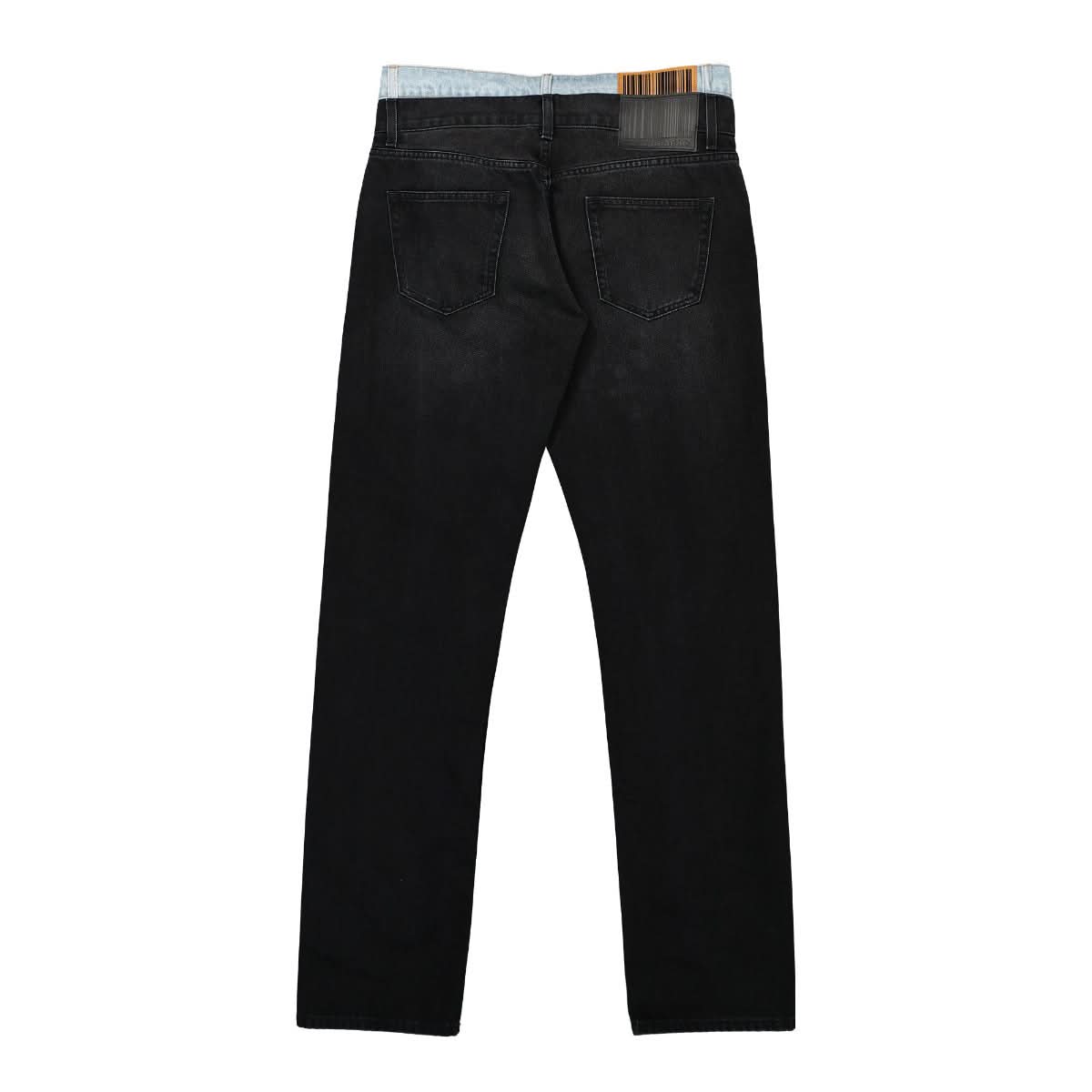 VTMNTS Double Waist Denim Jeans Black,Blue Detail view 2 | Gate