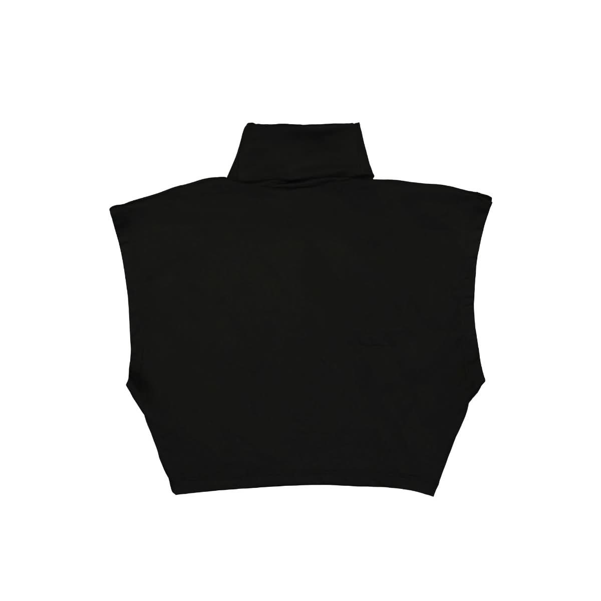 VTMNTS Cropped Lycra Styling Top Black Detail view 2 | Gate