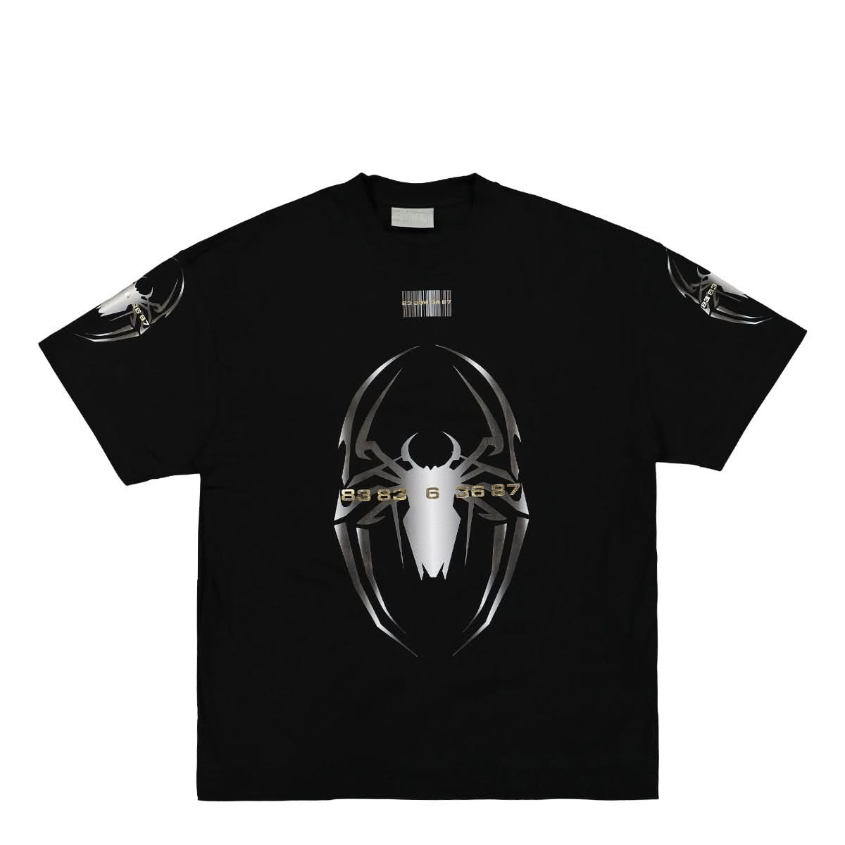 VTMNTS Spider T-Shirt Black Detail view 1 | Gate