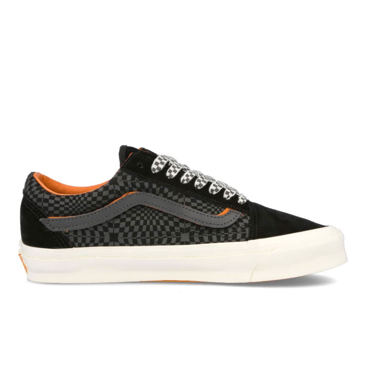 Vans OG Old Skool LX Black,Orange Sneaker Detail view 4 | Gate
