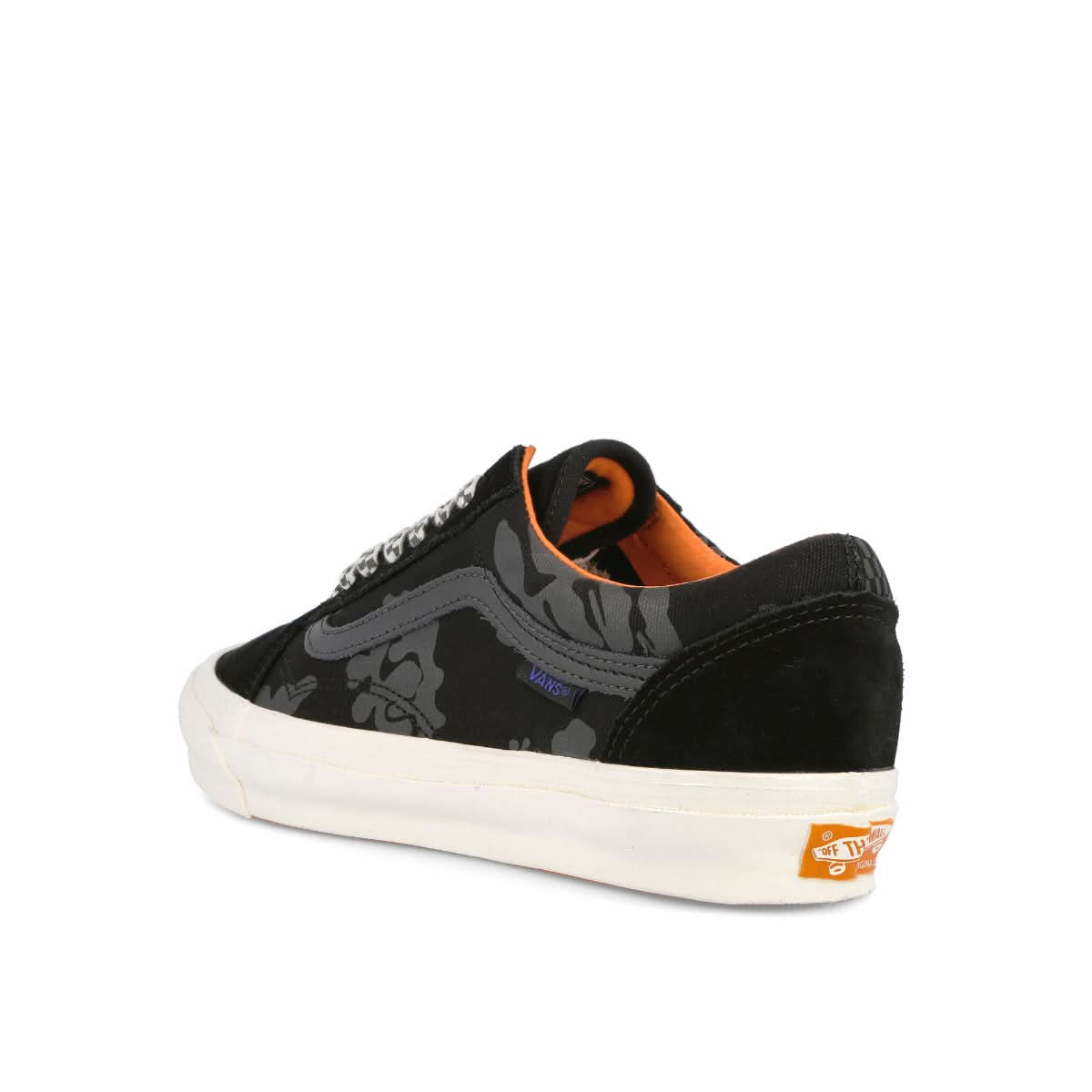 Vans OG Old Skool LX Black,Orange Sneaker Detail view 5 | Gate