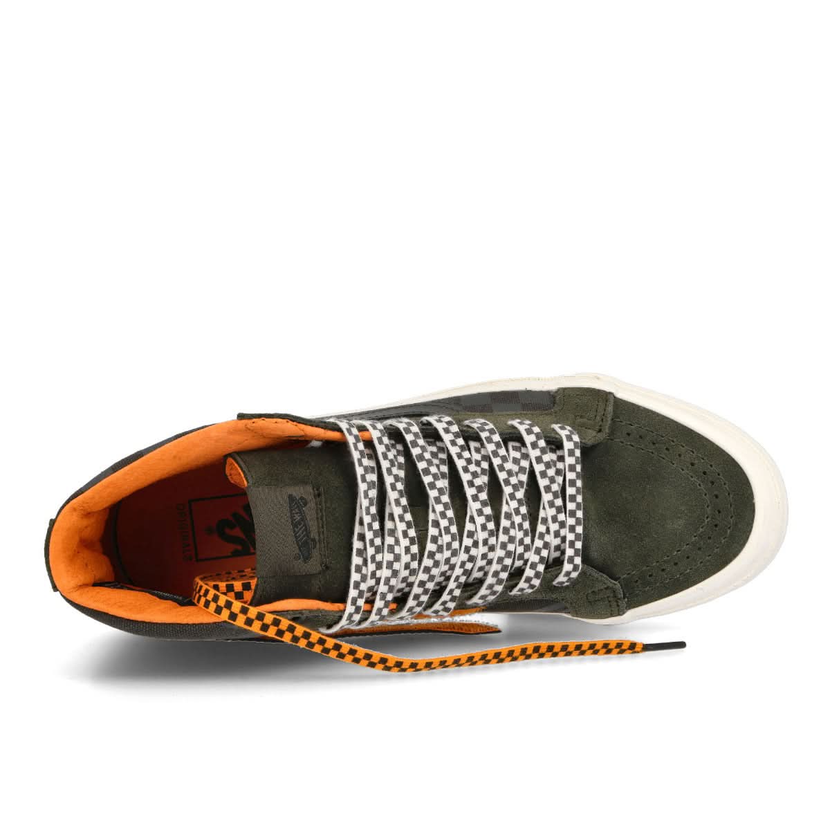 Vans OG Sk8-Hi LX Green,Orange Sneaker Detail view 5 | Gate