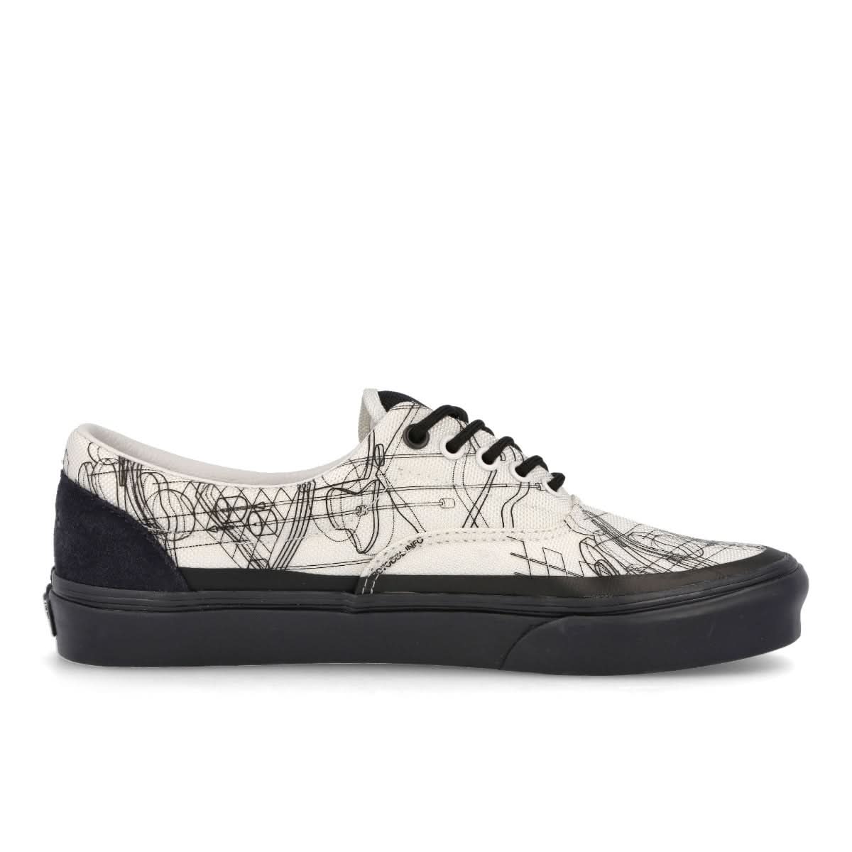 Vans UA Era Black,White Sneaker Detail view 2 | Gate