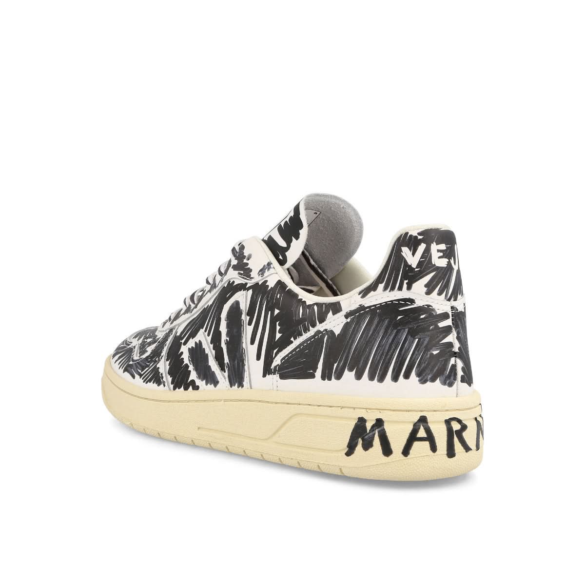 Veja V-10 Leather Black,White Sneaker Detail view 3 | Gate