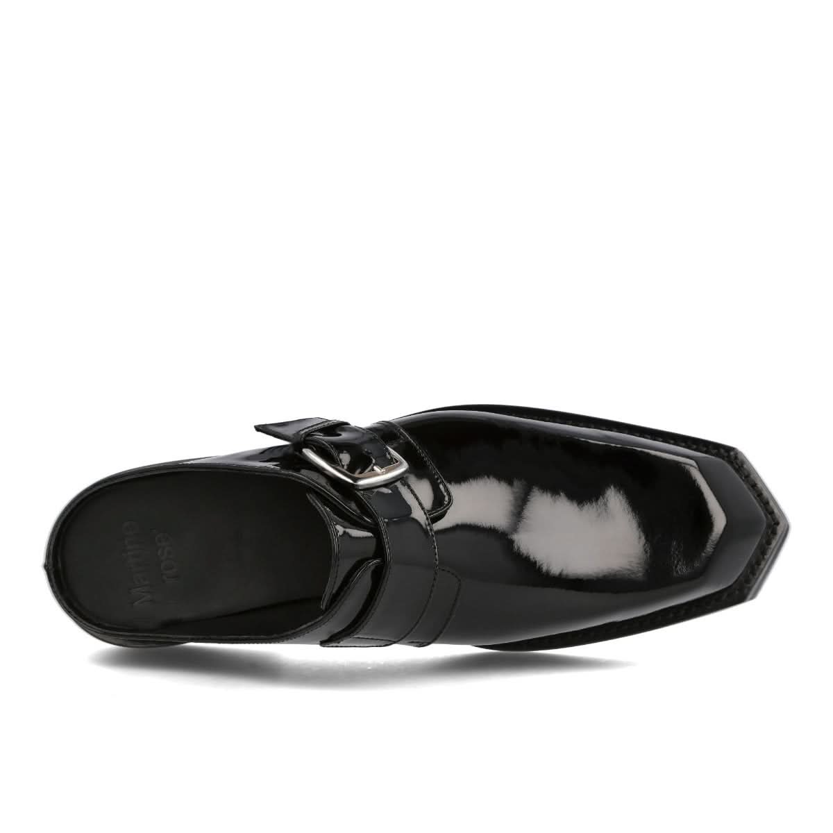 Martine Rose Chiesel Toe Mule Black Slides Detail view 2 | Gate