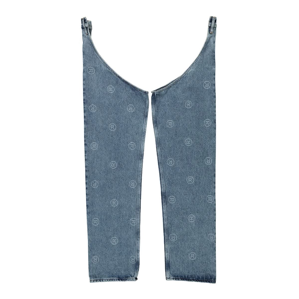Martine Rose Denim Hip Wader Blue Detail view 1 | Gate