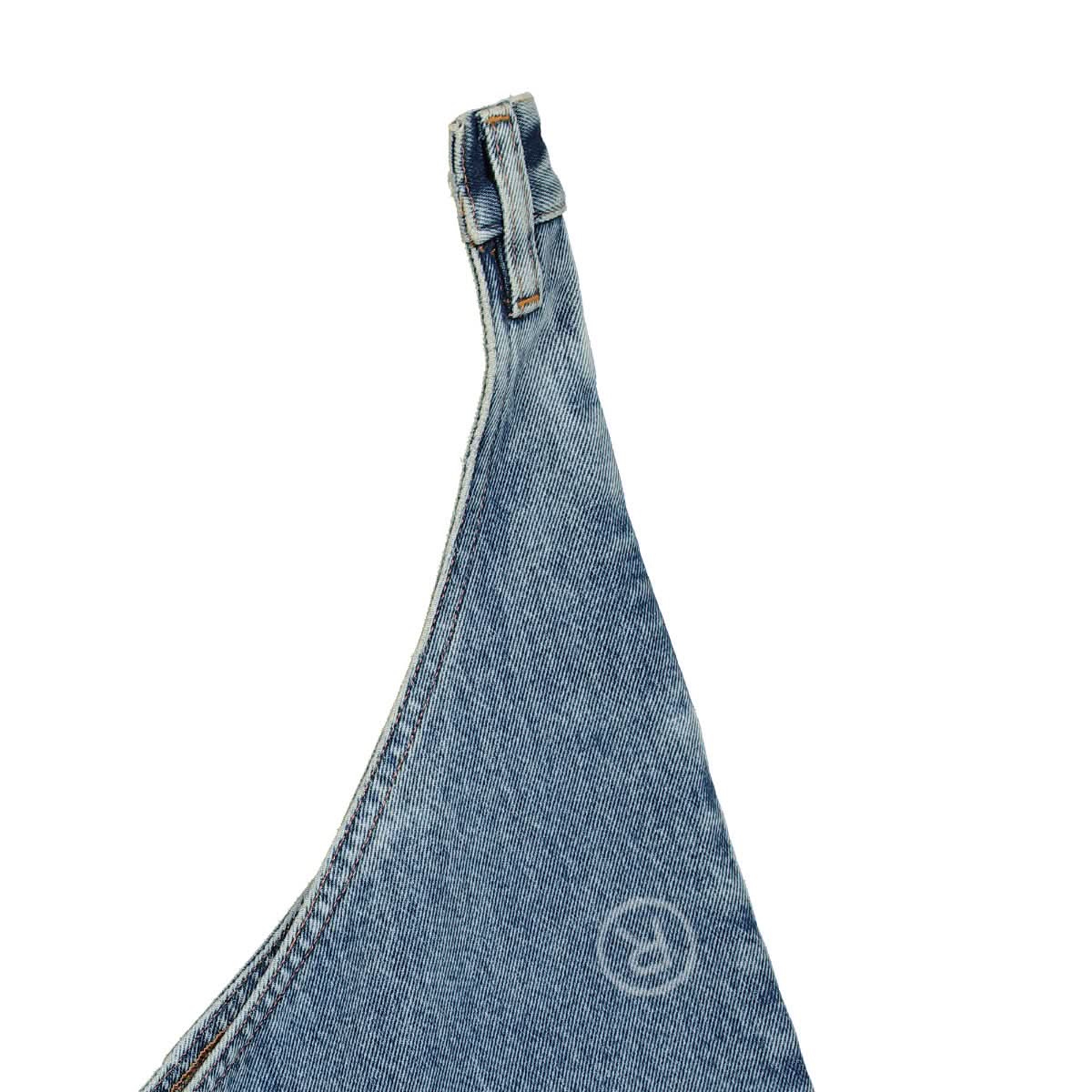 Martine Rose Denim Hip Wader Blue Detail view 3 | Gate