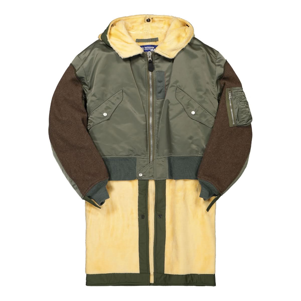 Junya Watanabe - Comme des Garçons Coat Olive Detail view 1 | Gate