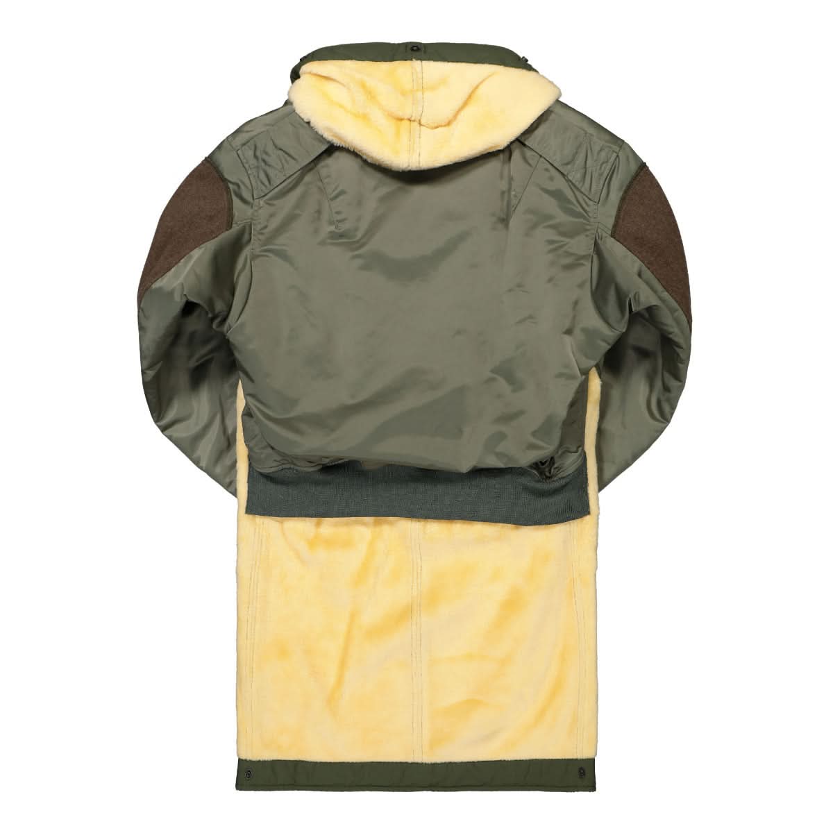 Junya Watanabe - Comme des Garçons Coat Olive Detail view 2 | Gate