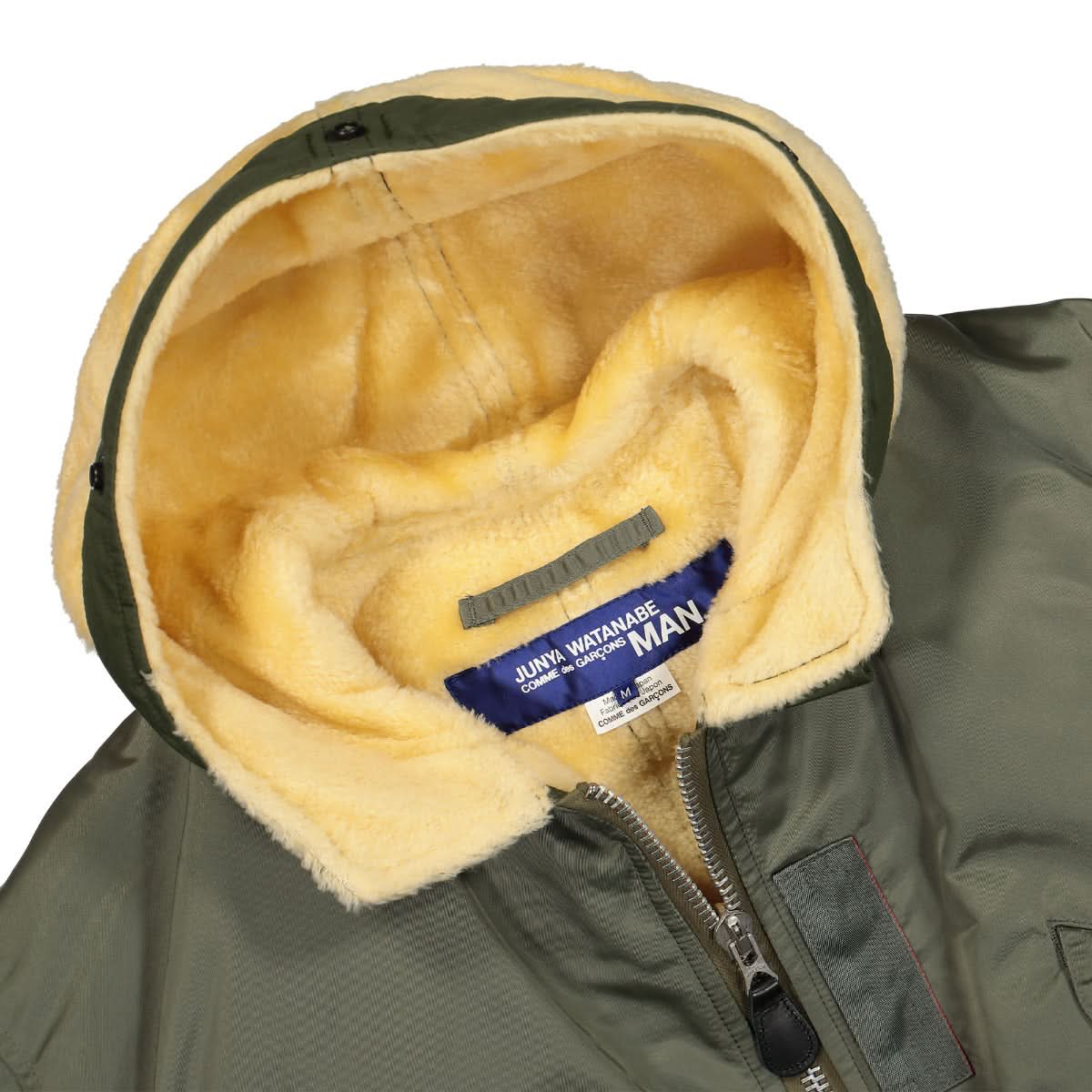 Junya Watanabe - Comme des Garçons Coat Olive Detail view 3 | Gate
