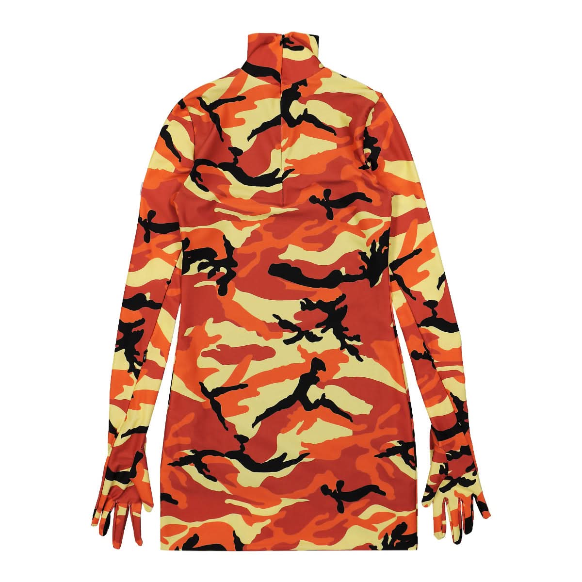 VETEMENTS Camo Styling Dress With Gloves Multicolor Detail view 2 | Gate