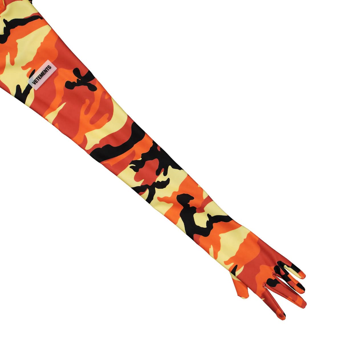 VETEMENTS Camo Styling Dress With Gloves Multicolor Detail view 5 | Gate