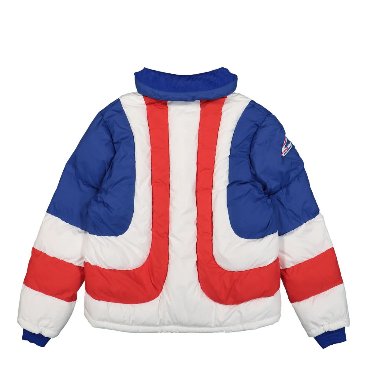 Casablanca Curve Panel Puffer Jacket Multicolor Detail view 2 | Gate