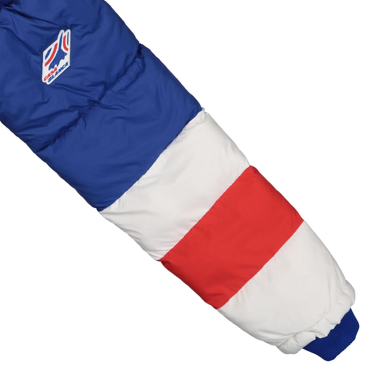 Casablanca Curve Panel Puffer Jacket Multicolor Detail view 5 | Gate