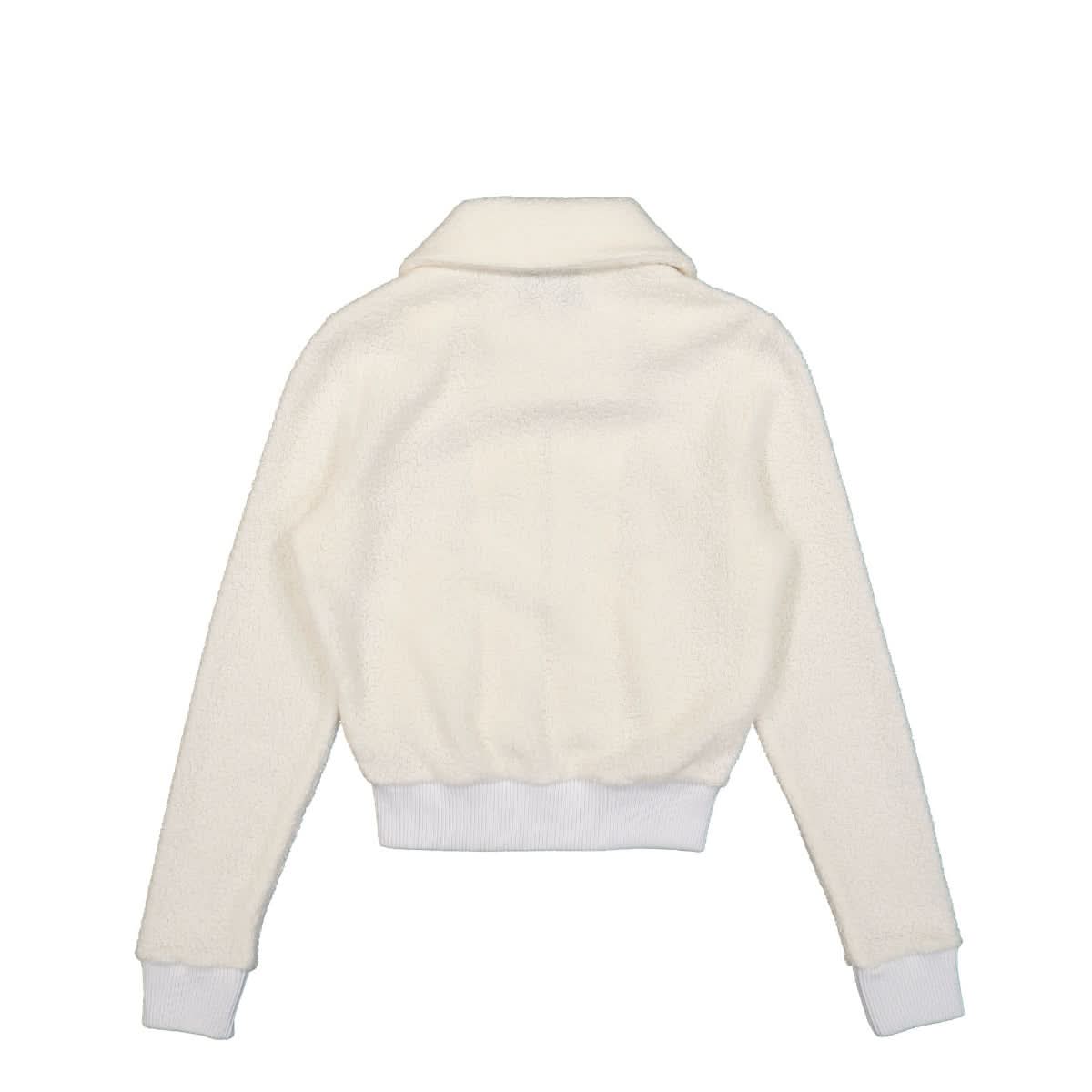 Casablanca Caza Terry Track Jacket White Detail view 2 | Gate