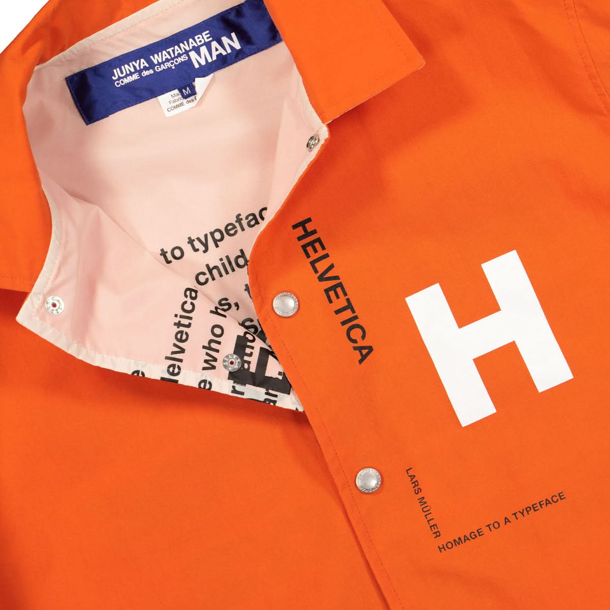 Junya Watanabe - Comme des Garçons Reversible Jacket Orange Detail view 5 | Gate