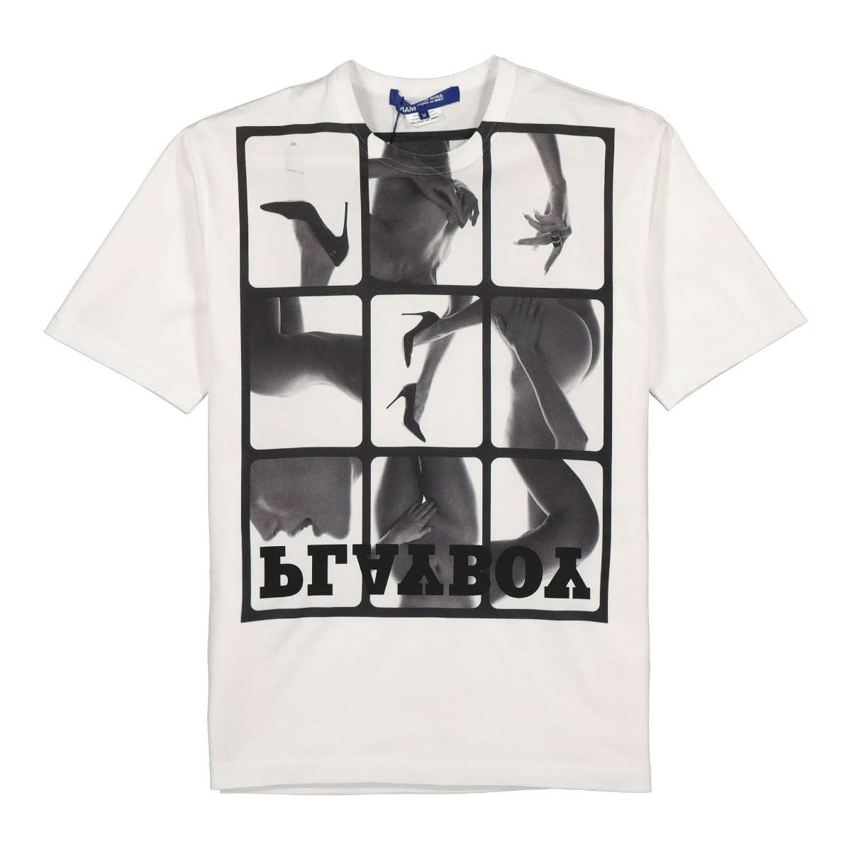 Junya Watanabe - Comme des Garçons T-Shirt Black,White Detail view 1 | Gate