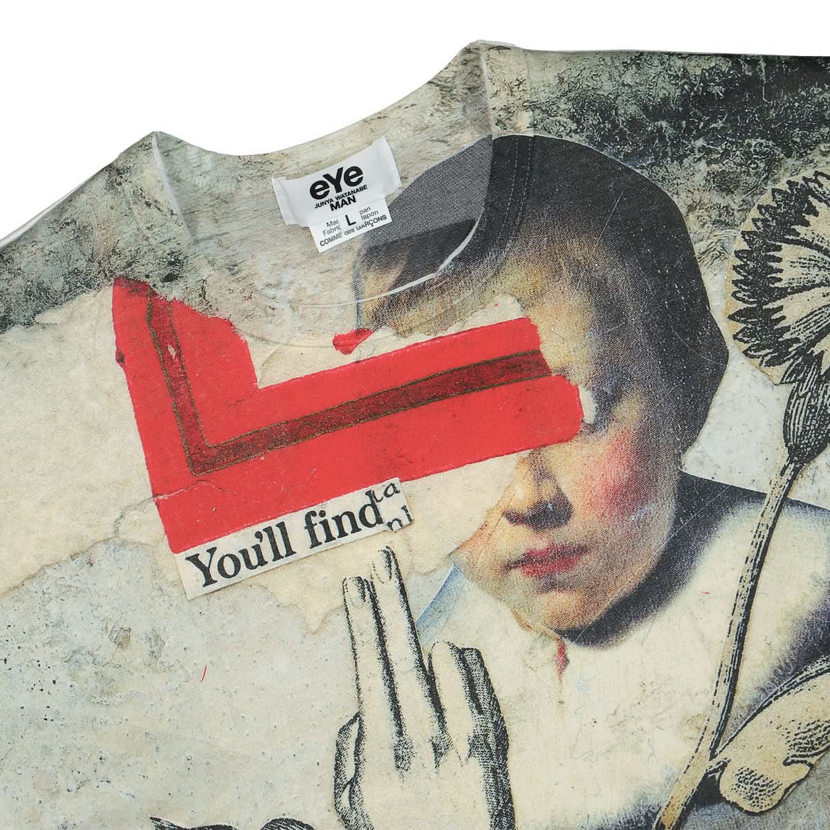 Junya Watanabe - Comme des Garçons T-Shirt White Detail view 3 | Gate