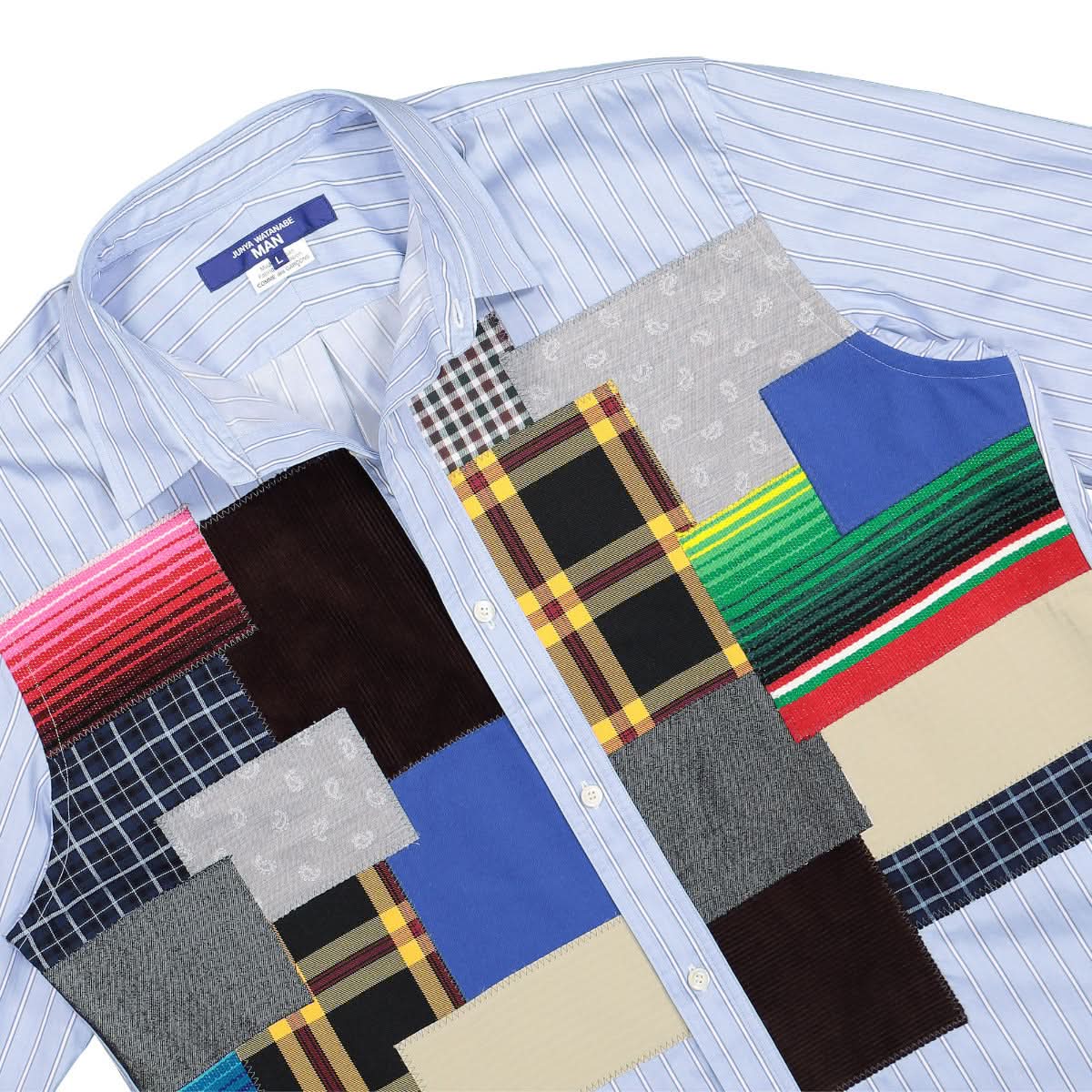 Junya Watanabe - Comme des Garçons Shirt Blue Detail view 3 | Gate