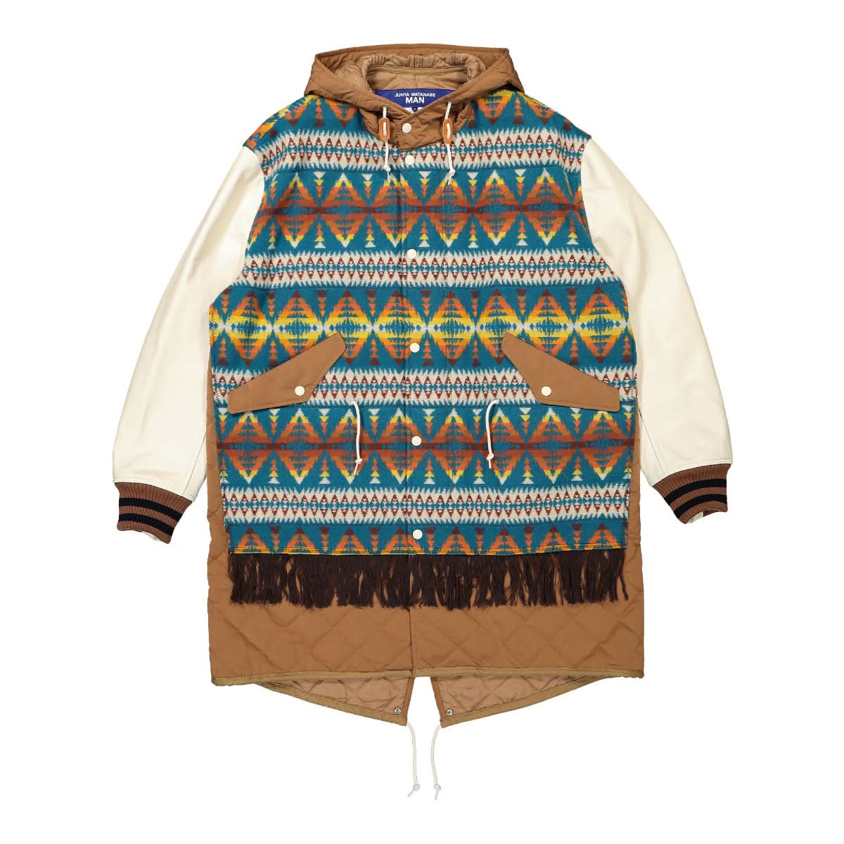 Junya Watanabe - Comme des Garçons Pendleton x Junya Watanabe - Comme des Garçons Coat Multicolor Detail view 1 | Gate