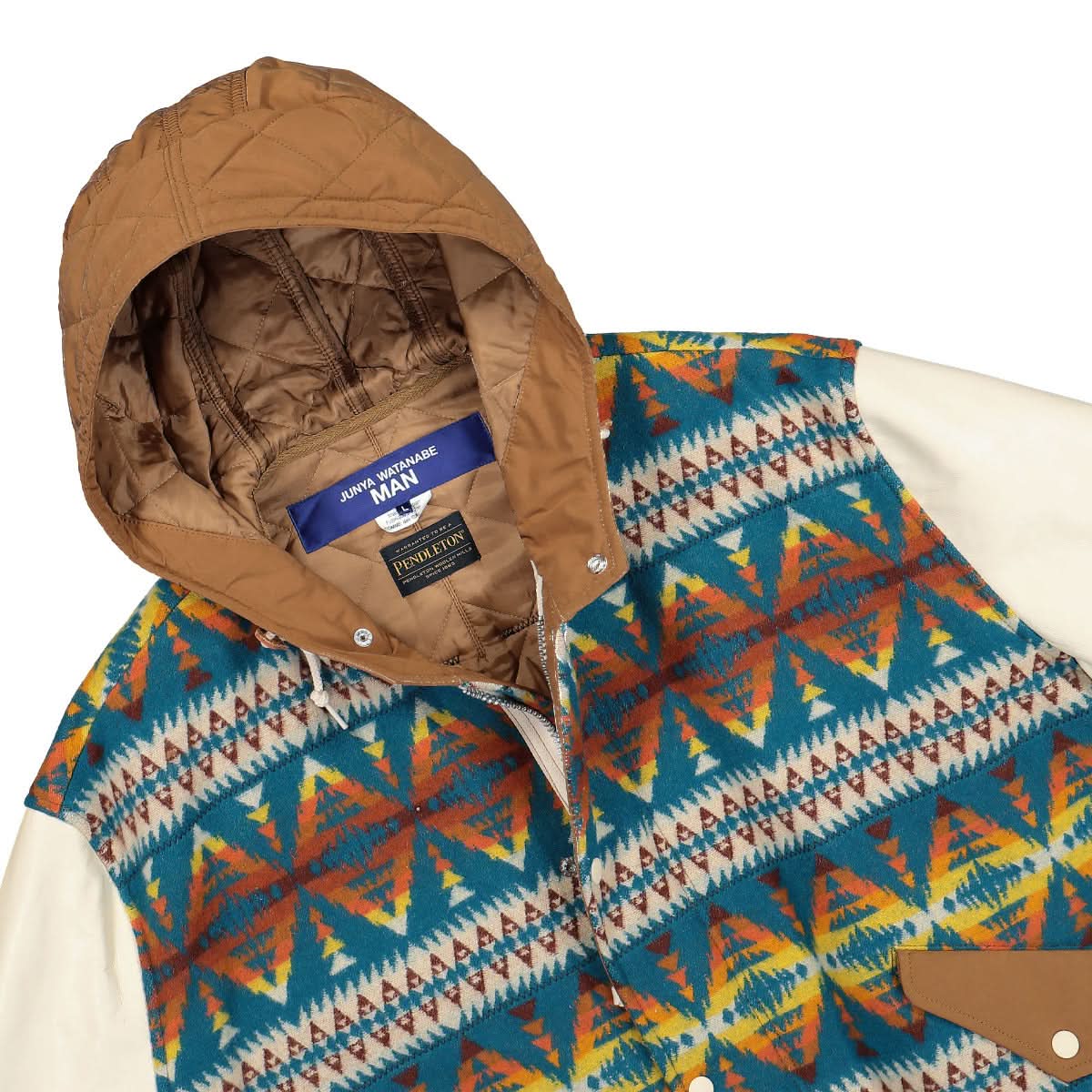 Junya Watanabe - Comme des Garçons Pendleton x Junya Watanabe - Comme des Garçons Coat Multicolor Detail view 3 | Gate