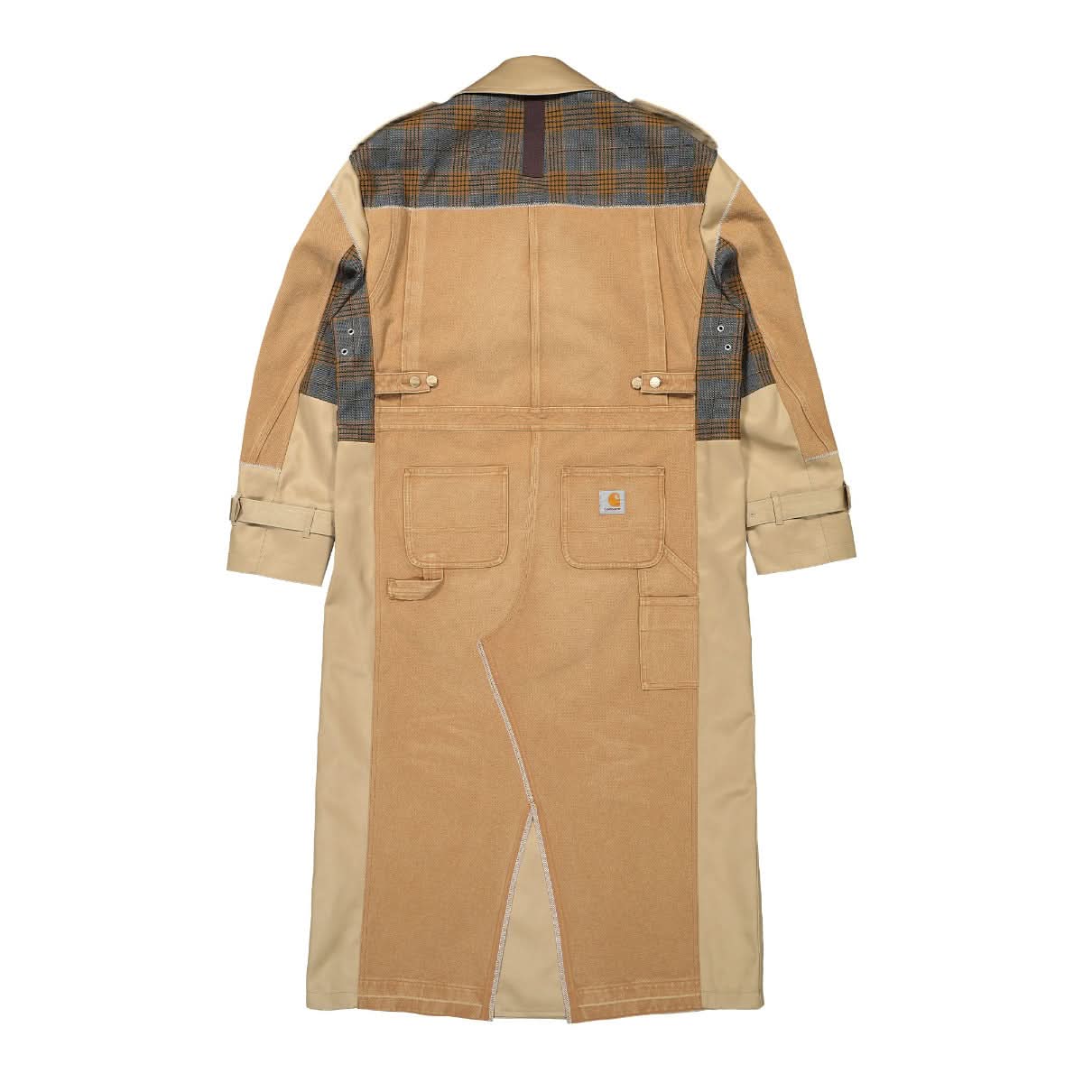 Junya Watanabe - Comme des Garçons Coat Brown,Beige Detail view 3 | Gate