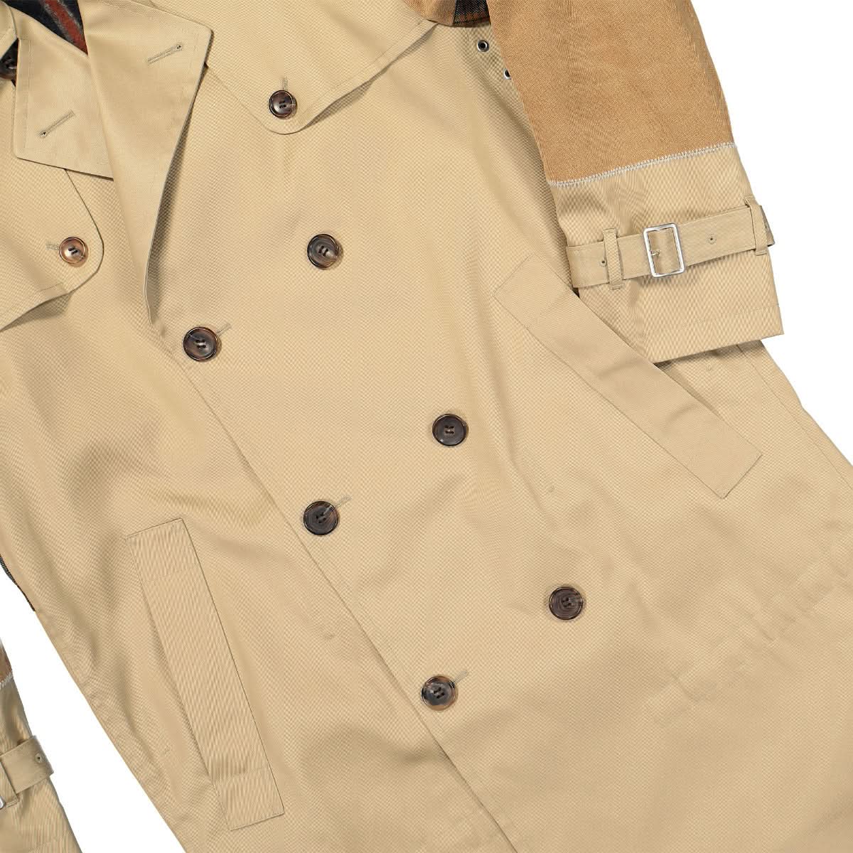Junya Watanabe - Comme des Garçons Coat Brown,Beige Detail view 5 | Gate