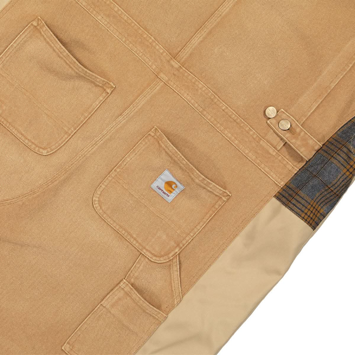 Junya Watanabe - Comme des Garçons Coat Brown,Beige Detail view 6 | Gate