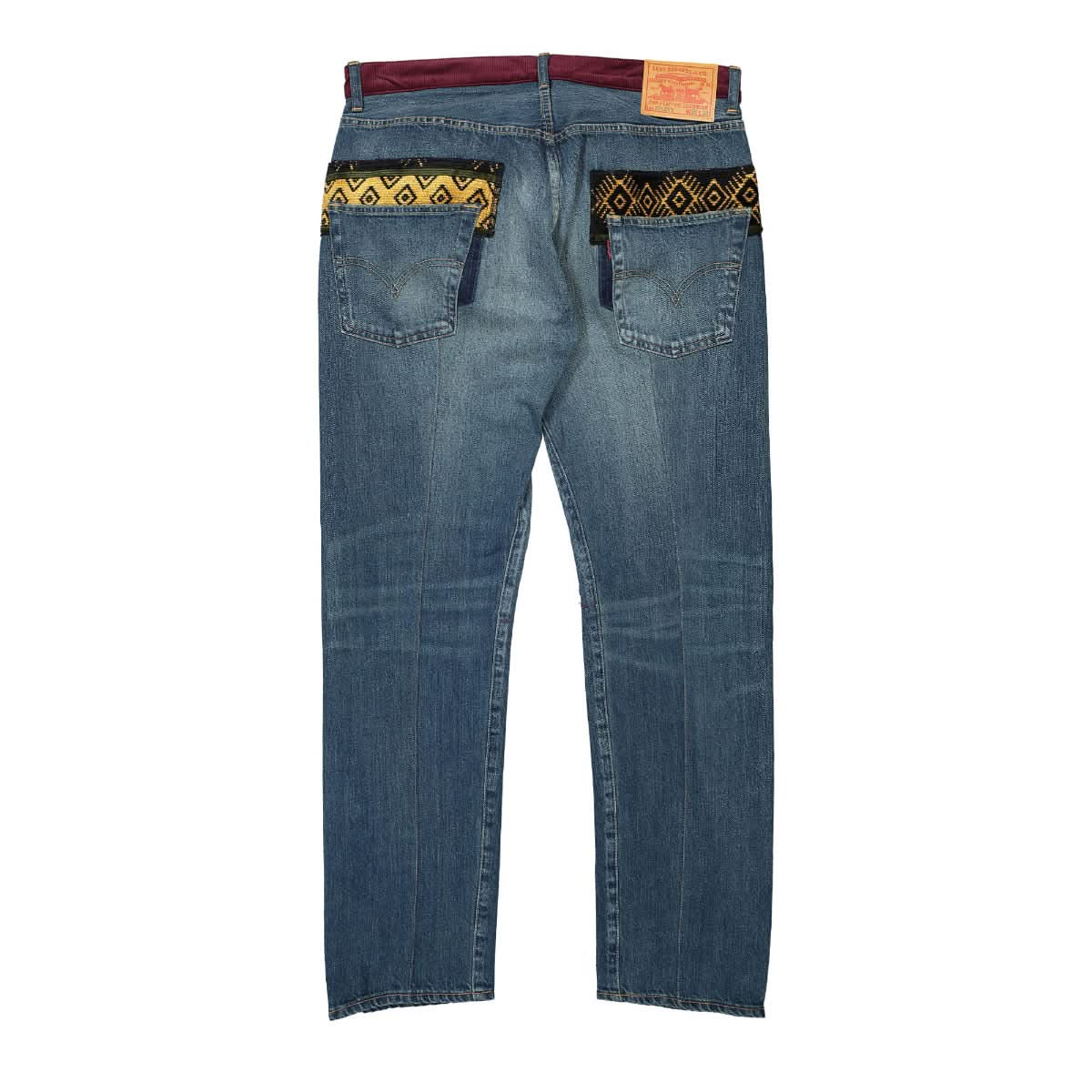 Junya Watanabe - Comme des Garçons Pants Blue Detail view 2 | Gate