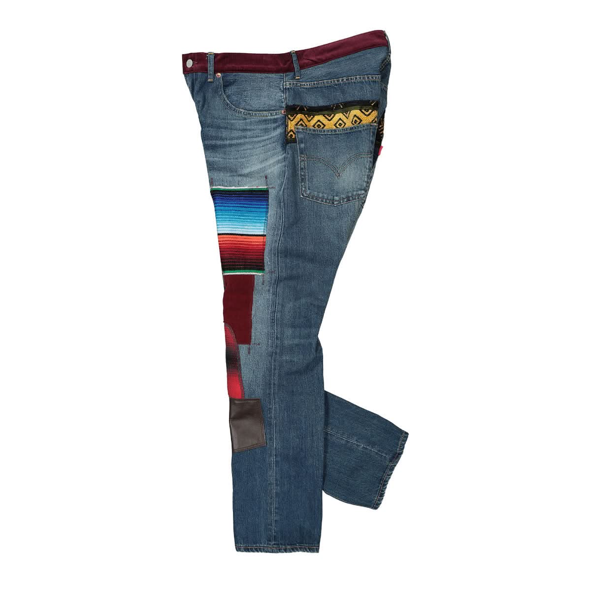 Junya Watanabe - Comme des Garçons Pants Blue Detail view 3 | Gate