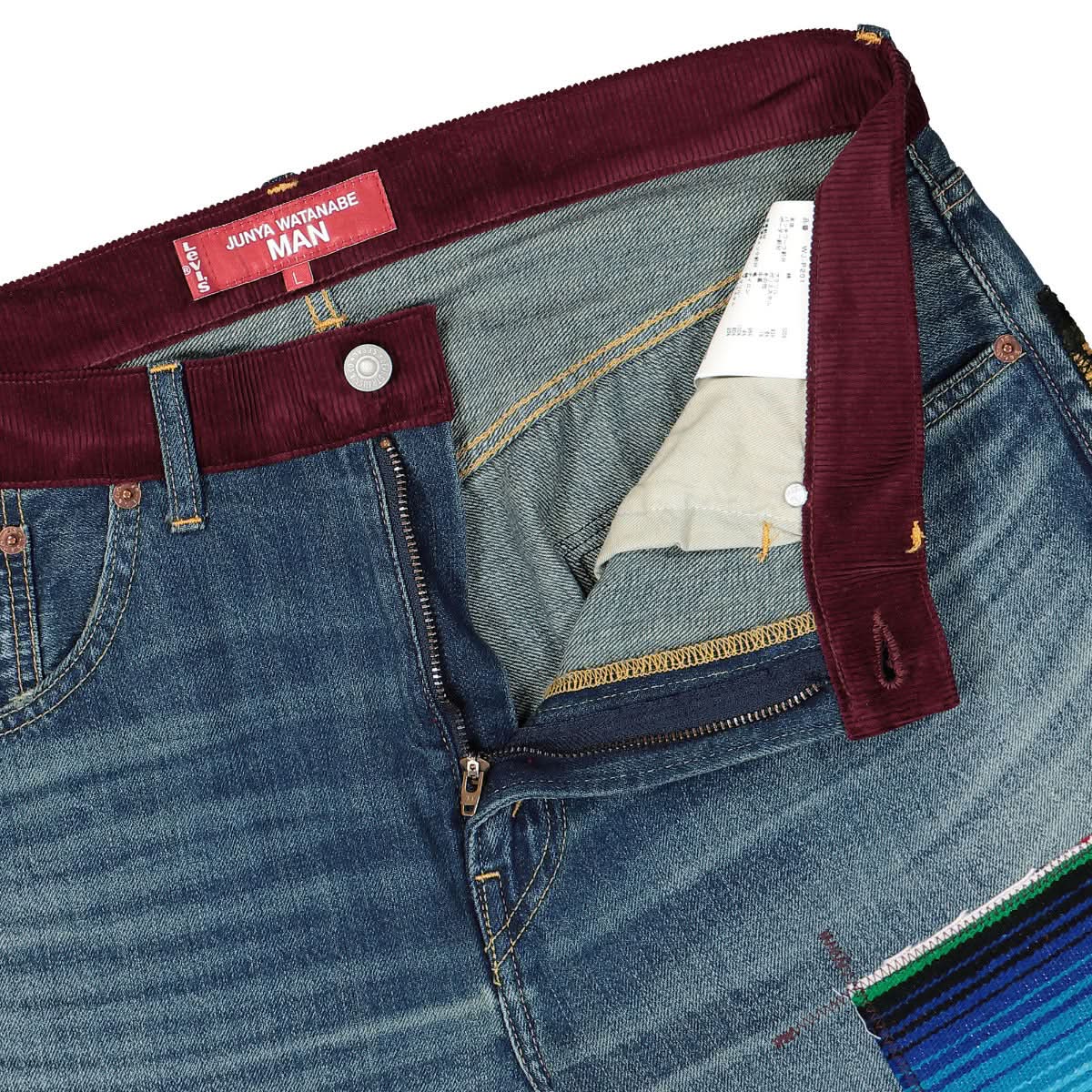 Junya Watanabe - Comme des Garçons Pants Blue Detail view 4 | Gate