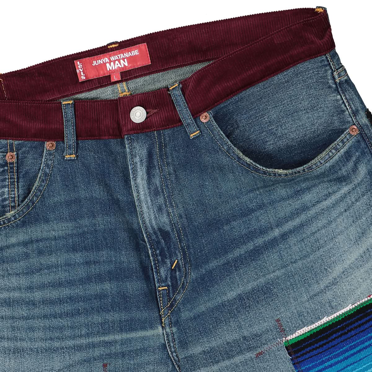 Junya Watanabe - Comme des Garçons Pants Blue Detail view 5 | Gate