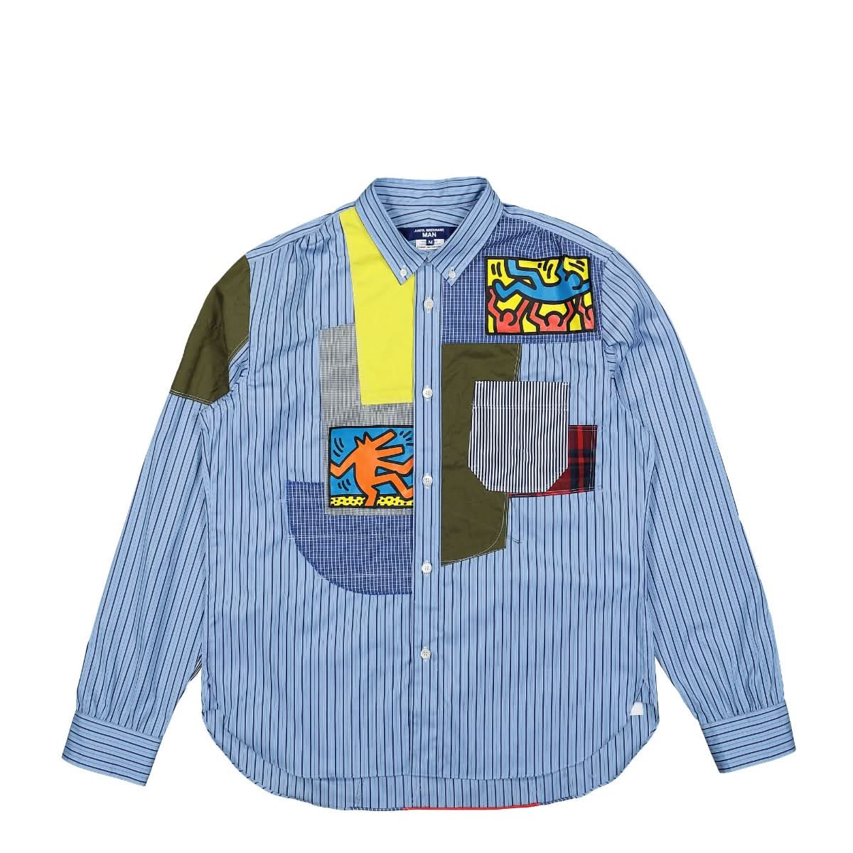 Junya Watanabe - Comme des Garçons Patchwork Stripe Shirt Multicolor Detail view 1 | Gate