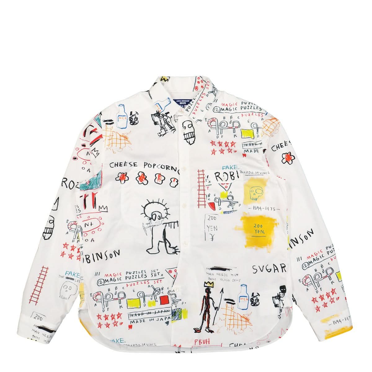 Junya Watanabe - Comme des Garçons Printing Shirt White,Multicolor Detail view 1 | Gate