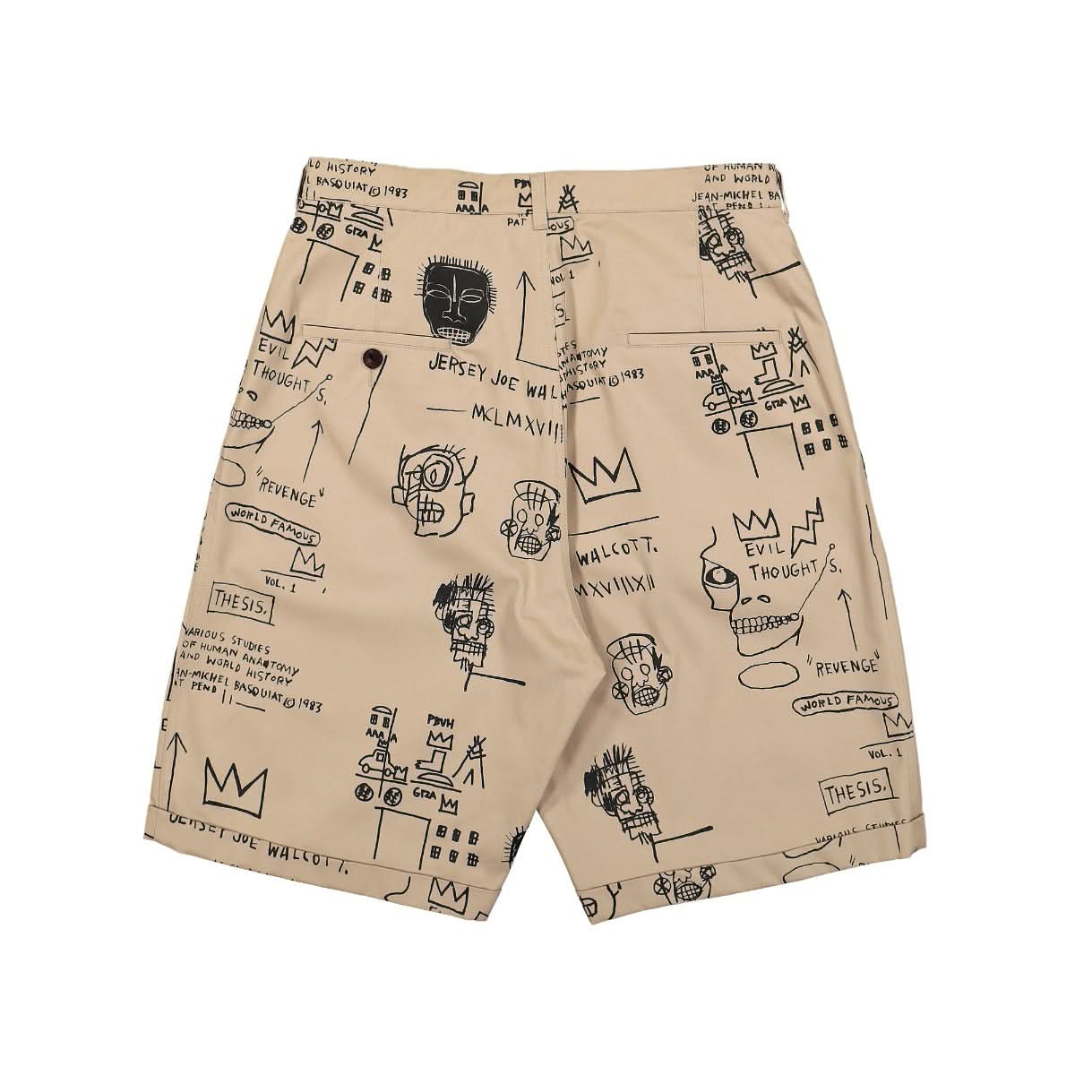 Junya Watanabe - Comme des Garçons Chino Shorts Black,Beige Detail view 2 | Gate