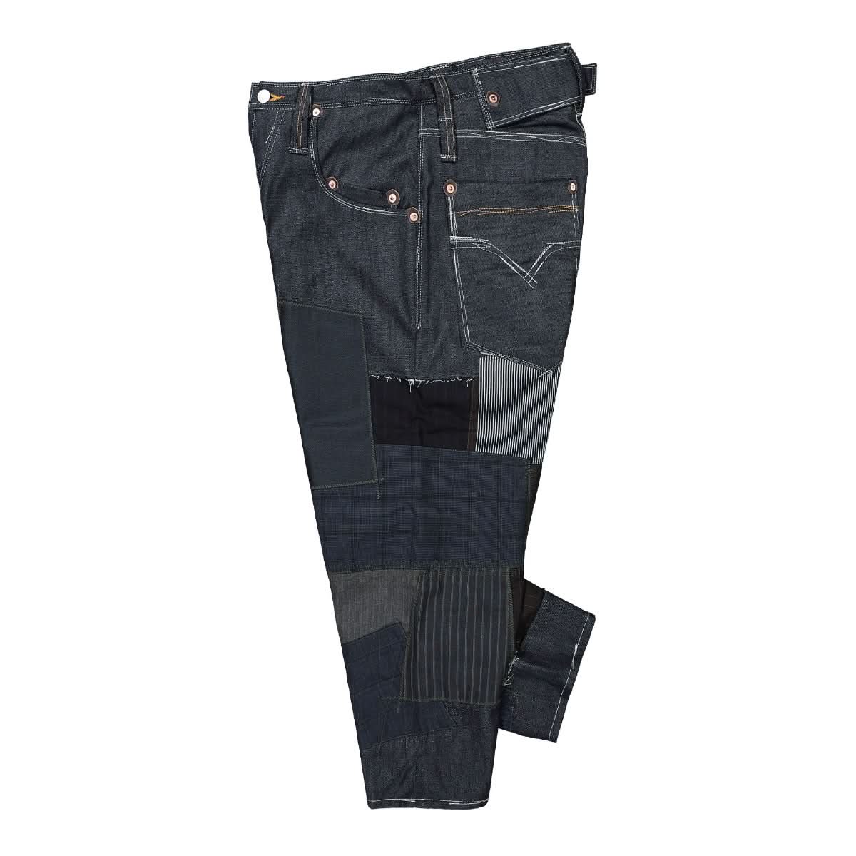 Junya Watanabe - Comme des Garçons Denim Pants Blue,Multicolor Detail view 3 | Gate