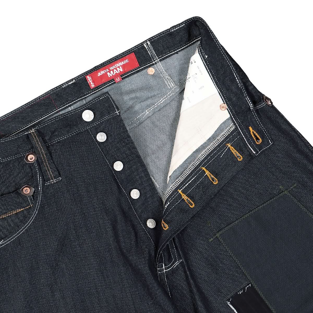 Junya Watanabe - Comme des Garçons Denim Pants Blue,Multicolor Detail view 4 | Gate