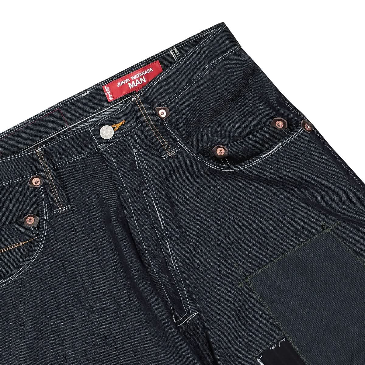 Junya Watanabe - Comme des Garçons Denim Pants Blue,Multicolor Detail view 5 | Gate